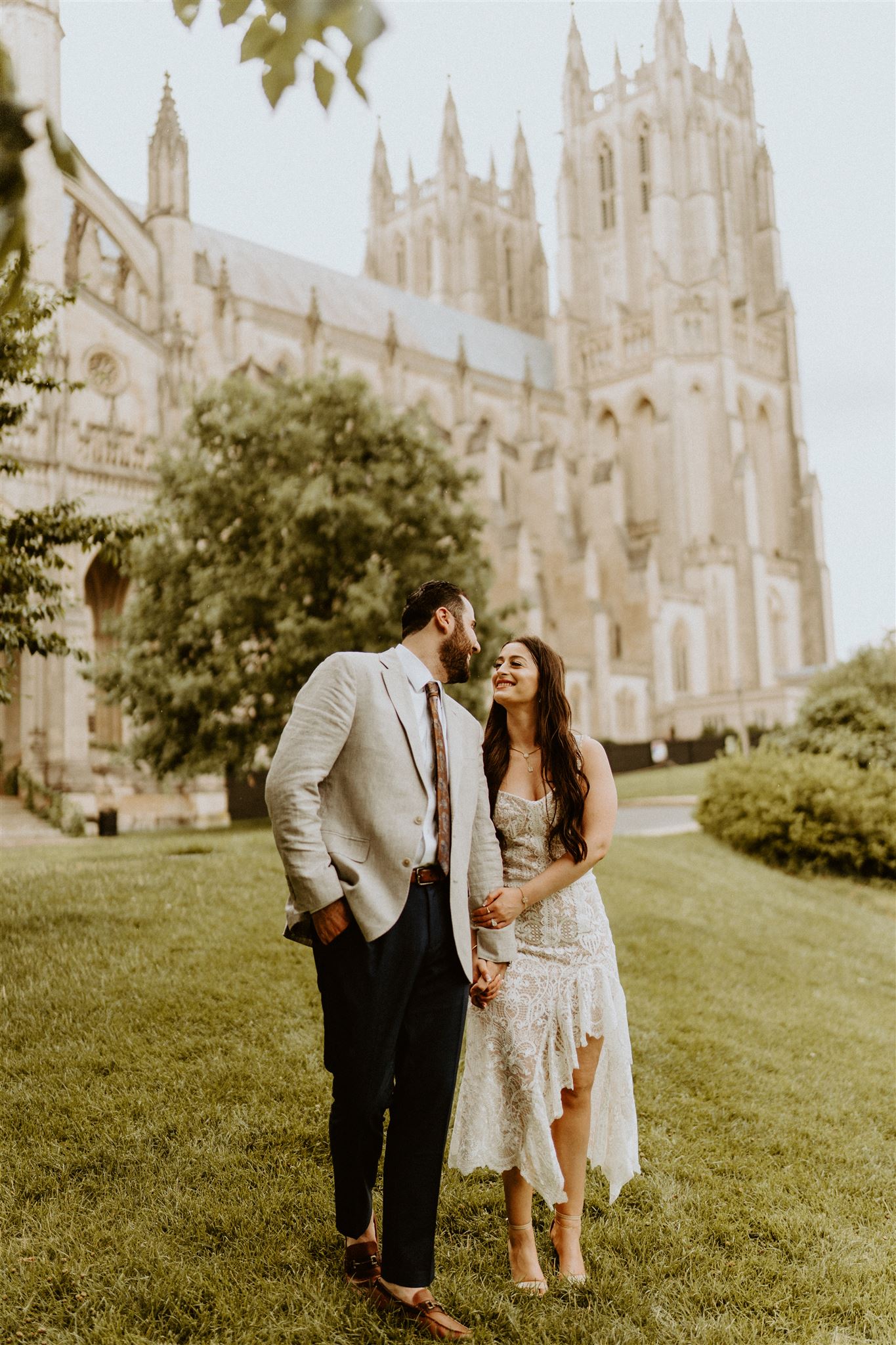 Surprise proposal at the National Cathedral in DC